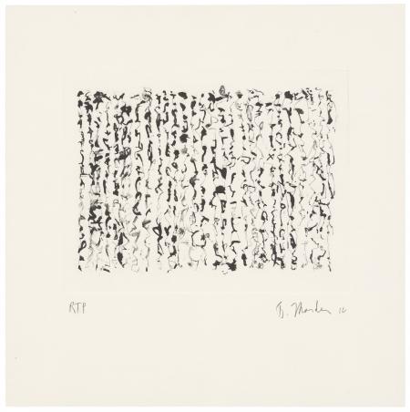 Brice Marden, Obama Letter, 2012