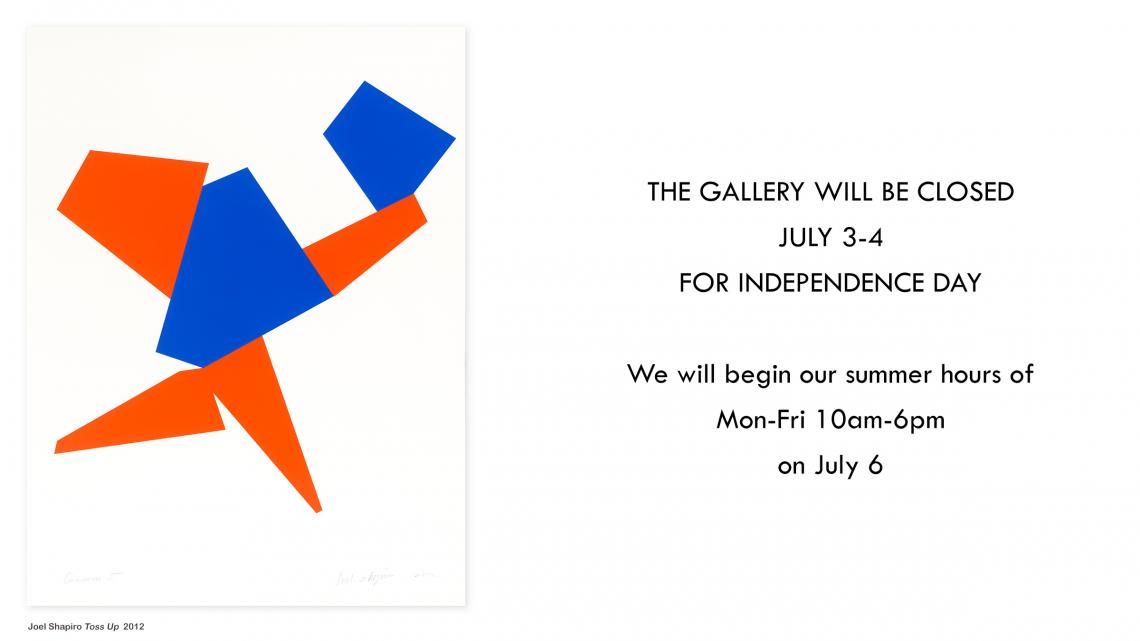 Gallery Closed July 4 2026