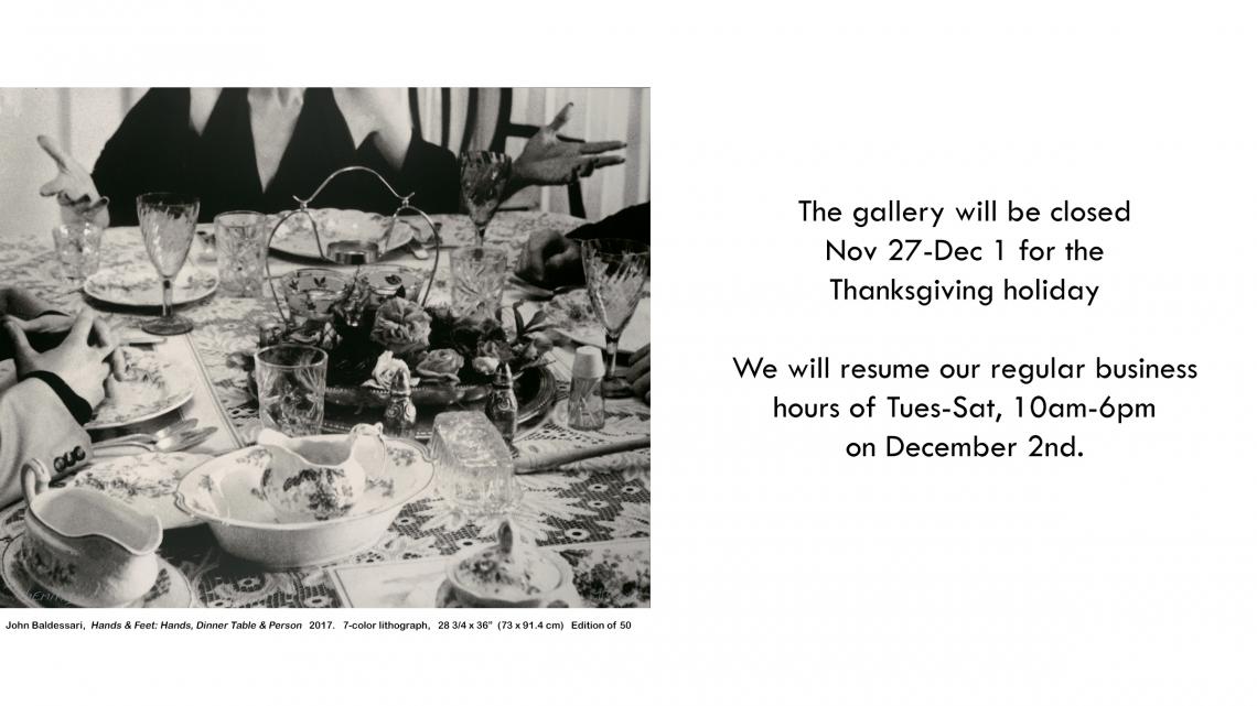 Closed for Thanksgiving 2025