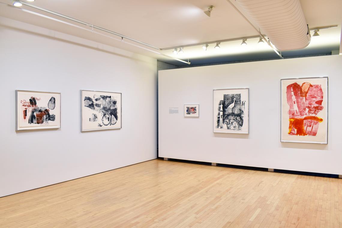 Robert Rauschenberg at Gemini GEL Four Decades of Innovation and Collaboration (installation view)