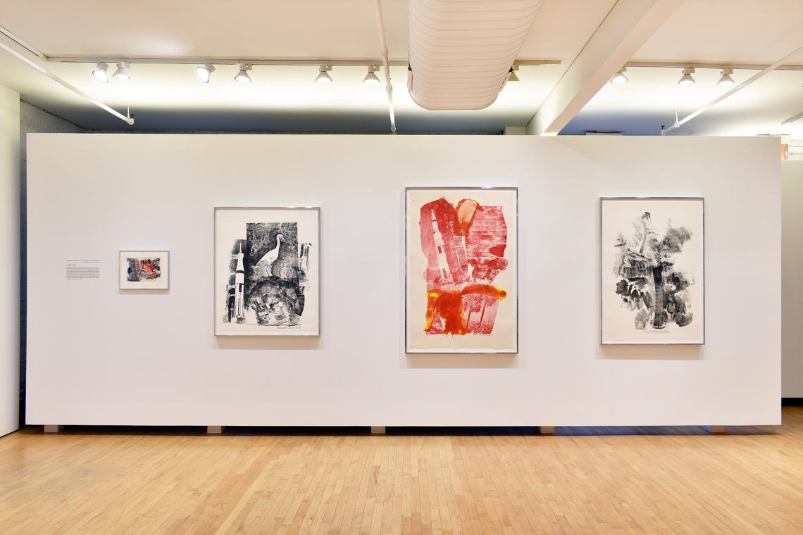 Robert Rauschenberg at Gemini GEL Four Decades of Innovation and Collaboration (installation view)