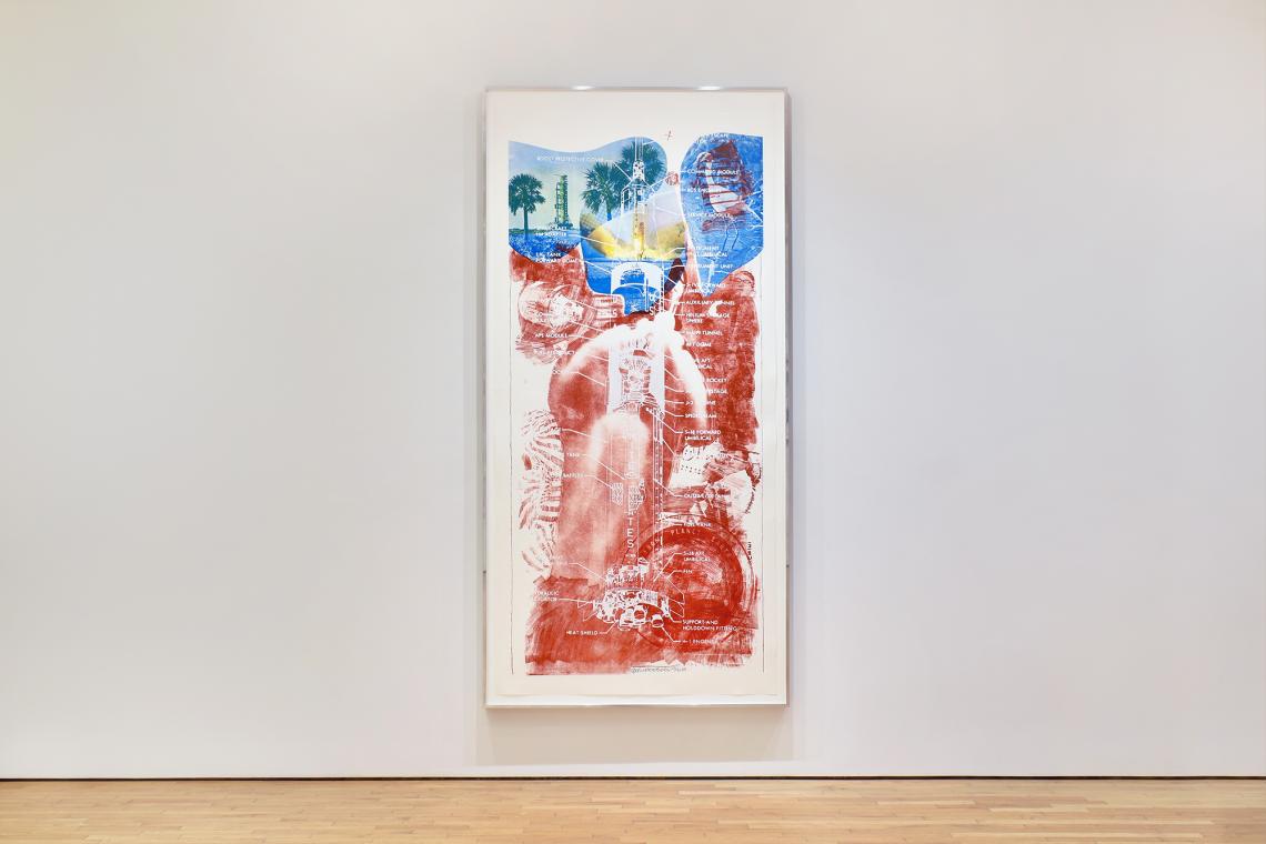 Robert Rauschenberg at Gemini GEL Four Decades of Innovation and Collaboration (installation view)