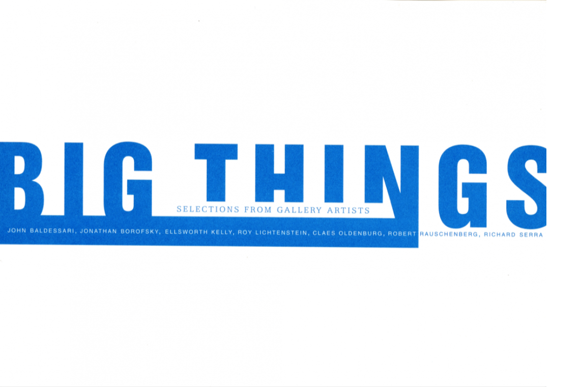 Big Things 1998 Announcement Card
