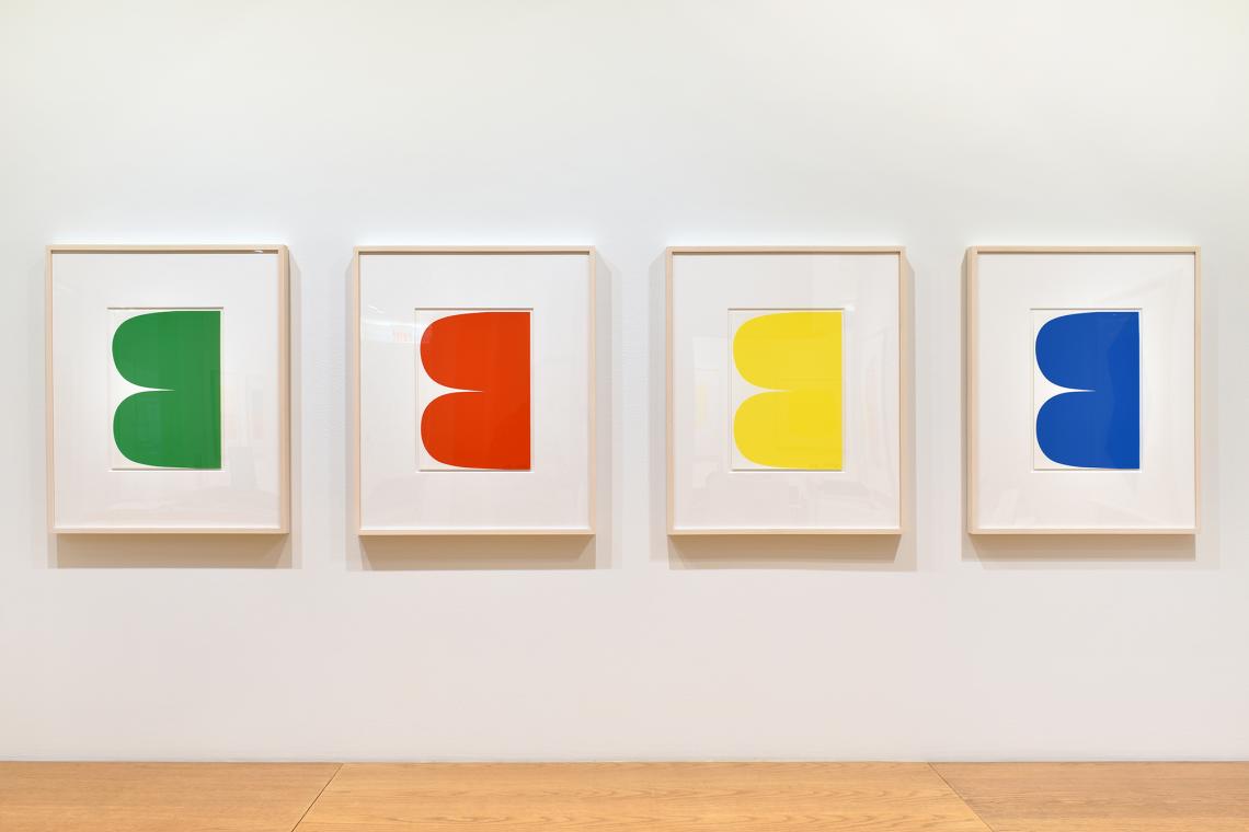 Ellsworth Kelly at Gemini: An Exploration of Color (installation view)