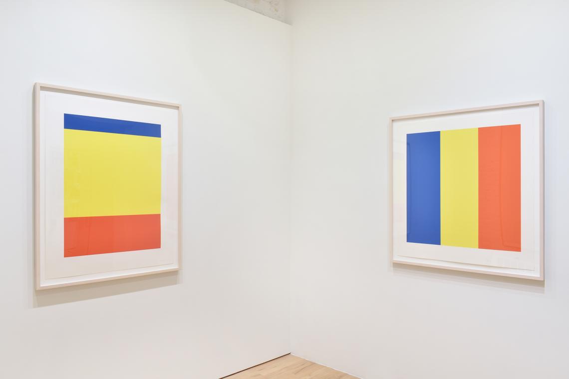 Ellsworth Kelly at Gemini: An Exploration of Color (installation view)