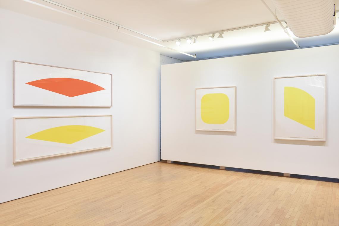 Ellsworth Kelly at Gemini: An Exploration of Color (exhibition installation view)