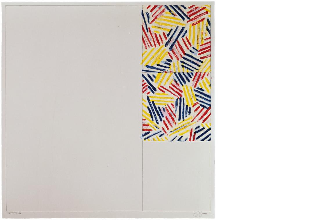 Jasper Johns, #5 6 Lithographs, 1976