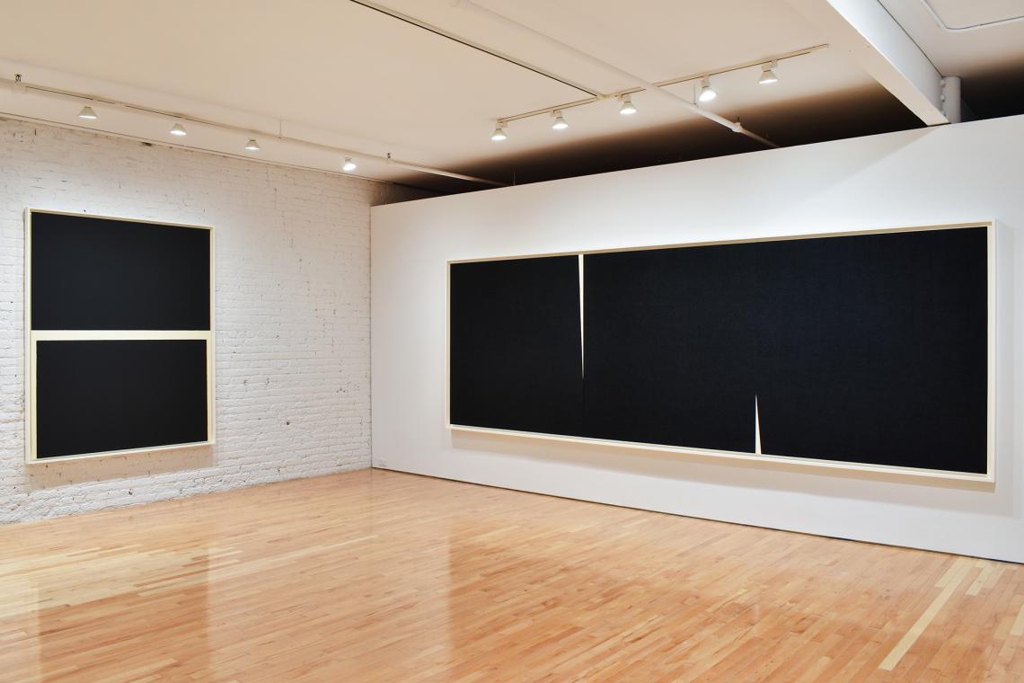 Richard Serra at Gemini GEL Five Decades of Printmaking installation view