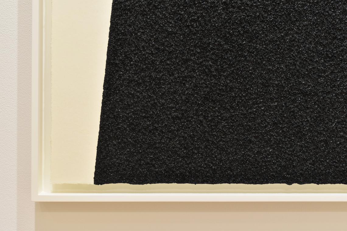 Richard Serra at Gemini G.E.L. Five Decades of Printmaking (Hitchcock III detail))