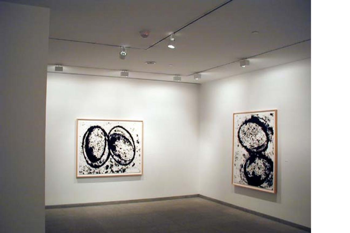 From left to right: Splines, 2000; T.E. Rotate, 2001