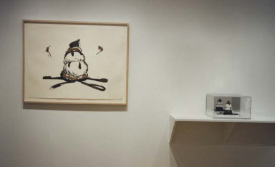 Left to right: Claes Oldenburg, Profiterole, 1990; Profiterole, 1990