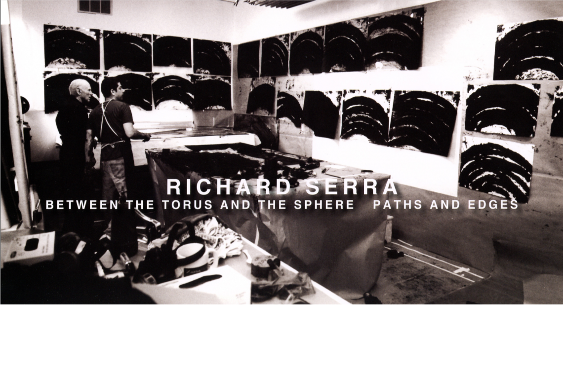 Richard Serra "Between the Torus and Sphere" and "Paths and Edges" Announcement Card (2007)