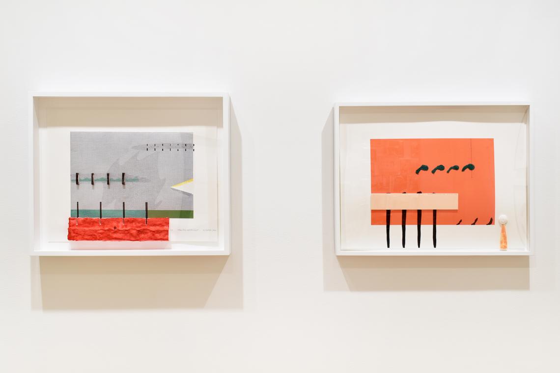 Selected Works by Gemini Artists installation view, Richard Tuttle For Case Hudson, Pacific Seriously