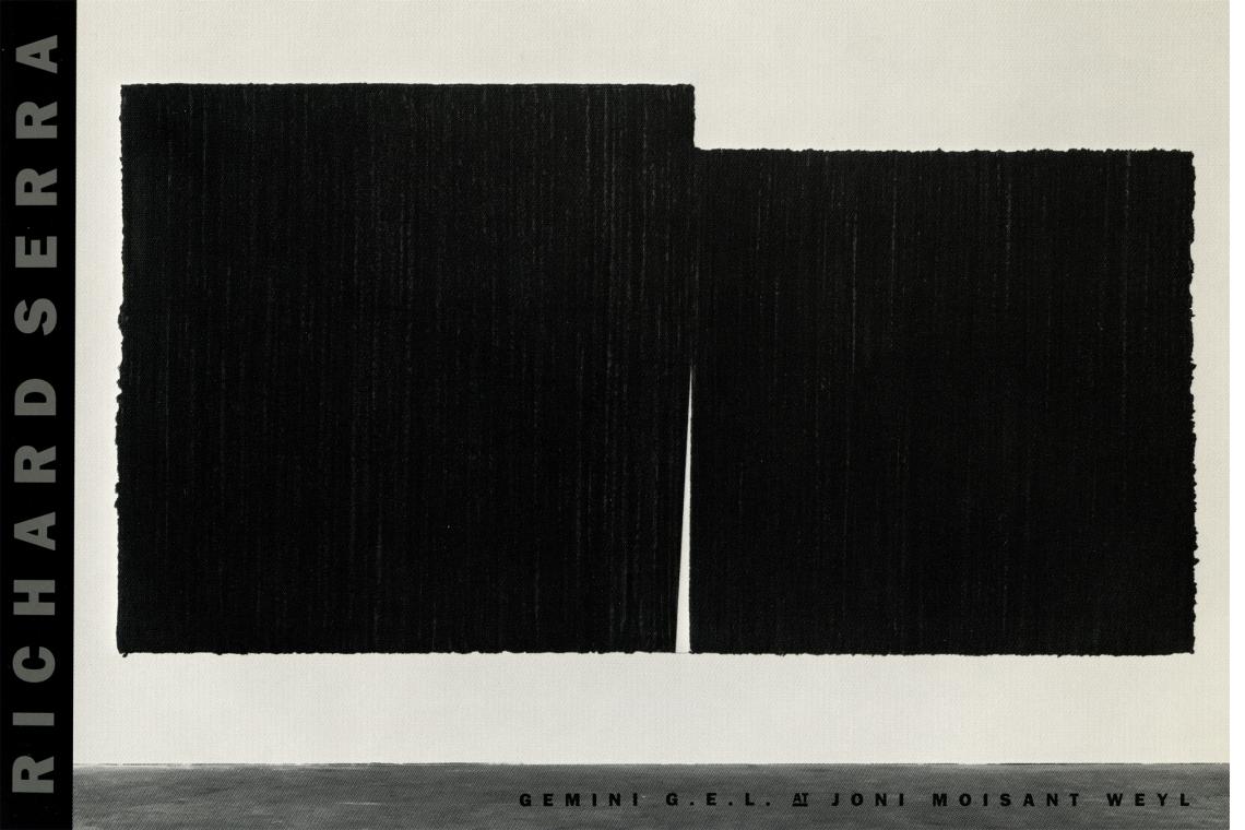 Richard Serra New Editions: Painstiks and Etchings 1991