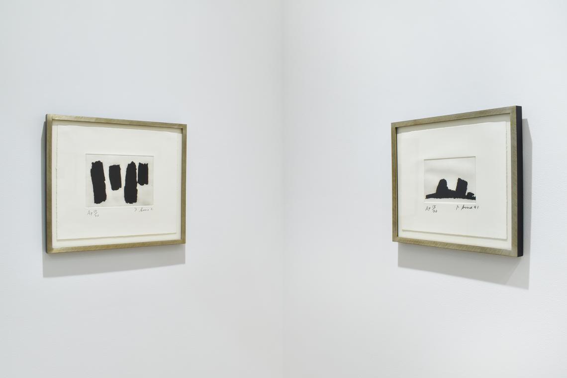 Richard Serra, Videy Afangar #8, 1991; Videy Afangar #2, 1991.