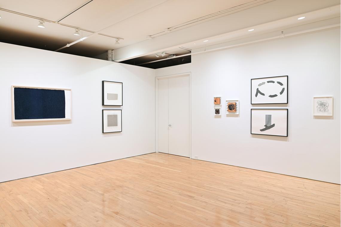 Winter Reflections installation view, Analia Saban and Richard Tuttle