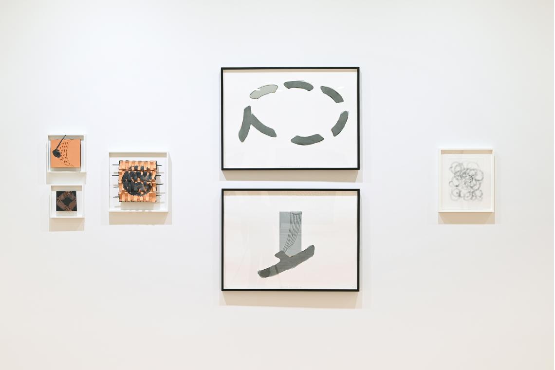 Winter Reflections installation view, Richard Tuttle Looking for Love, Tiles