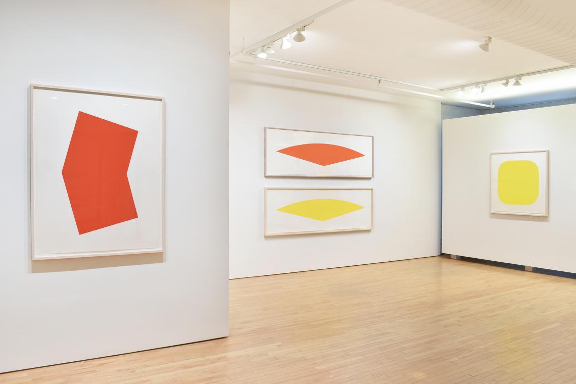 Ellsworth Kelly at Gemini: An Exploration of Color (exhibition installation view)