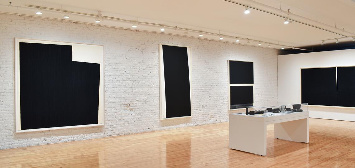 Richard Serra "Five Decades" installation view, Carnegie, Trajectory, Double Level Richard Serra "Five Decades" installation view, Carnegie, Trajectory, Double Level