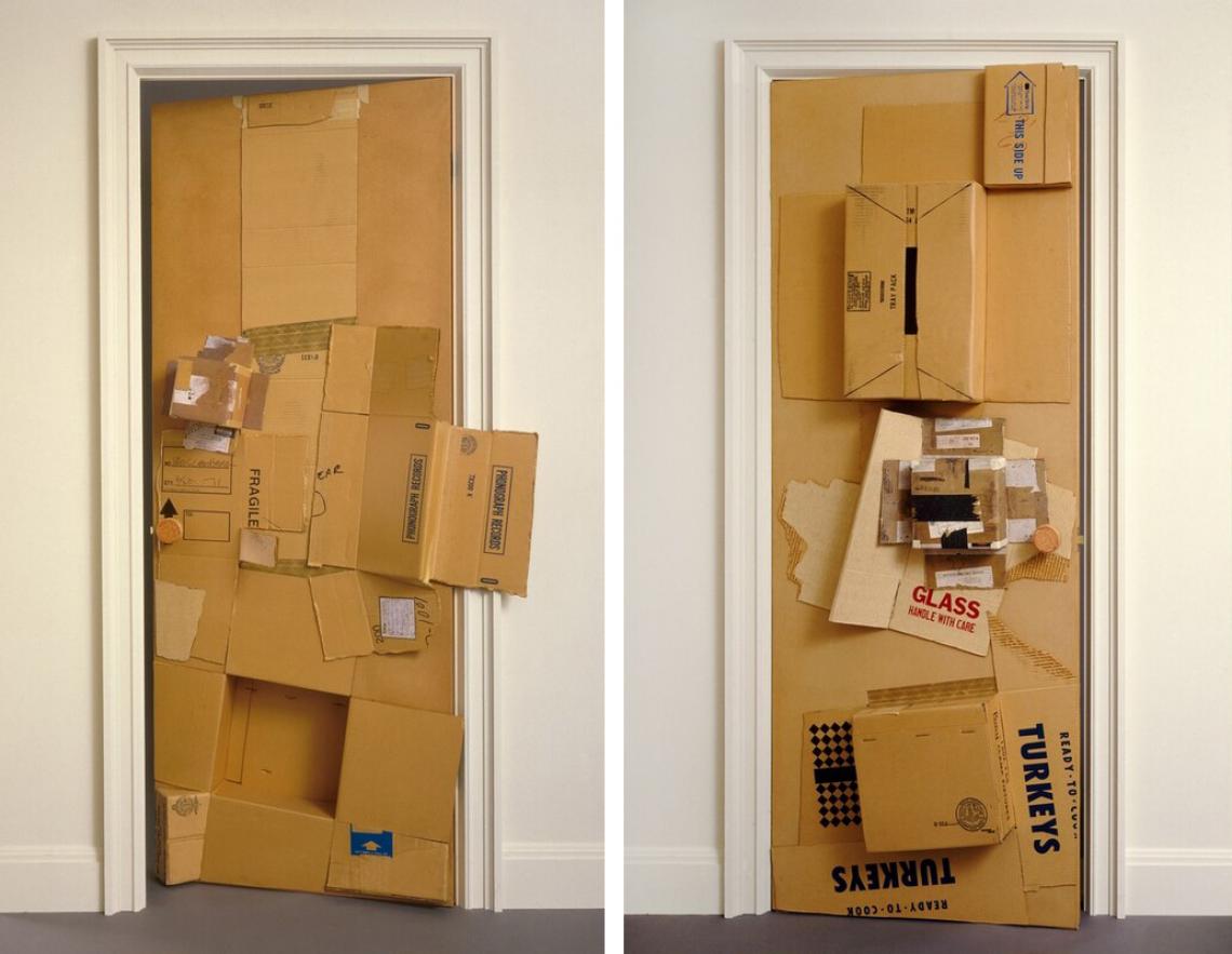 Robert Rauschenberg, Cardbird Door 1971