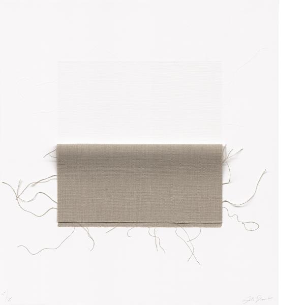 Analia Saban, Pressed Linen Canvas (Square), 2021