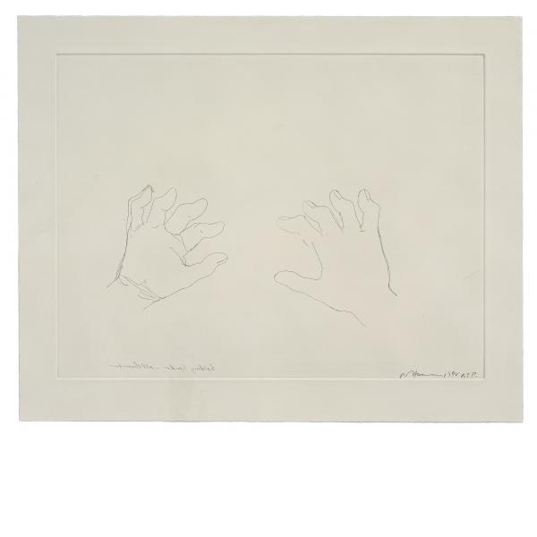 Bruce Nauman, Holding Hands All Thumbs, 1998