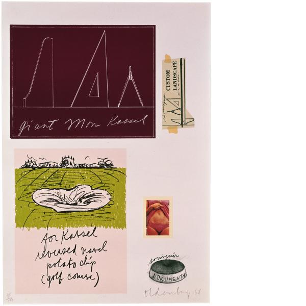 Claes Oldenburg, Notes (Kassel), 1968