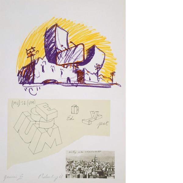 Claes Oldenburg, Notes (City as Alphabet), 1968