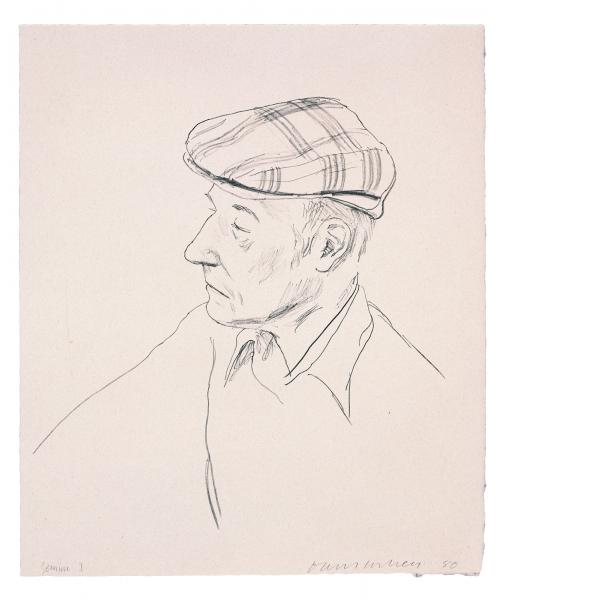 David Hockney, William Burroughs, 1981