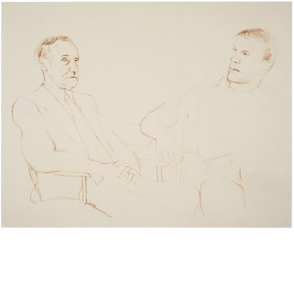 David Hockney, Bill and James II, 1980, 1995
