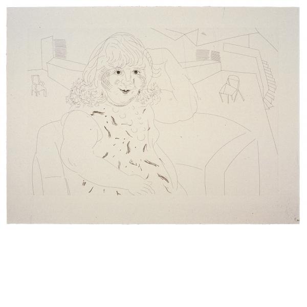 David Hockney, Ann in the Studio, 1984