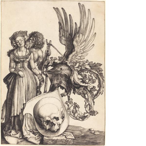 Durer, Coat of Arms with Skull