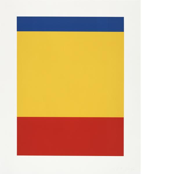 Ellsworth Kelly, Blue Yellow Red, 2000