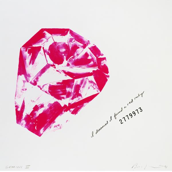 Jonathan Borofsky I Dreamed I Found A Red Ruby