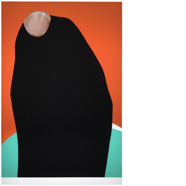 John Baldessari, Foot and Stocking (With Big Toe Exposed): Brienne, 2010