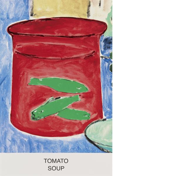 John Baldessari, Eight Soups: Tomato Soup, 2012