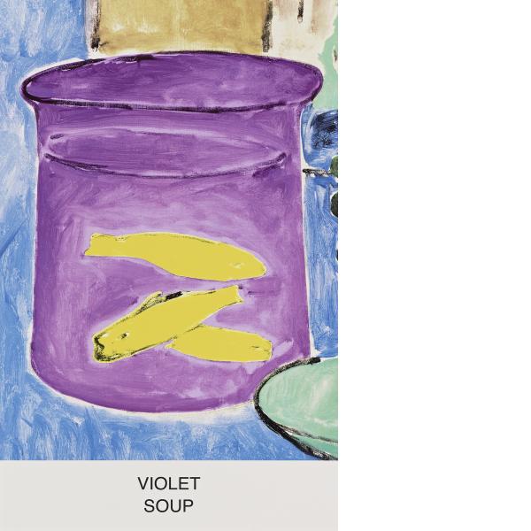 John Baldessari, Eight Soups: Violet Soup, 2012