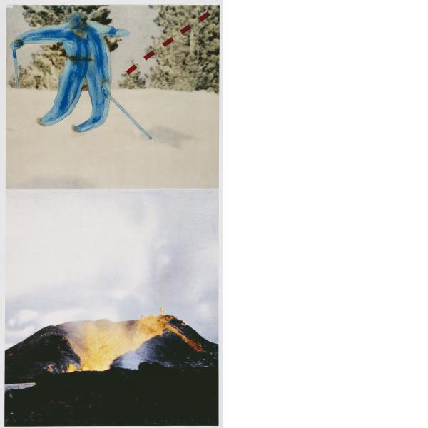 John Baldessari, Jump (with Volcano), 1994 - 2012, 2019