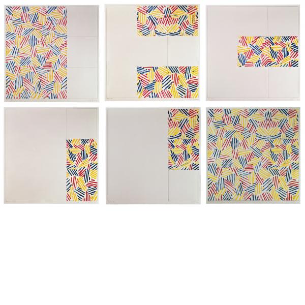 Jasper Johns, 6 Lithographs, 1976