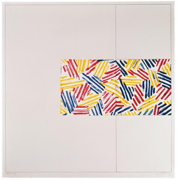 Jasper Johns, #3 (after 'Untitled 1975'), 1976