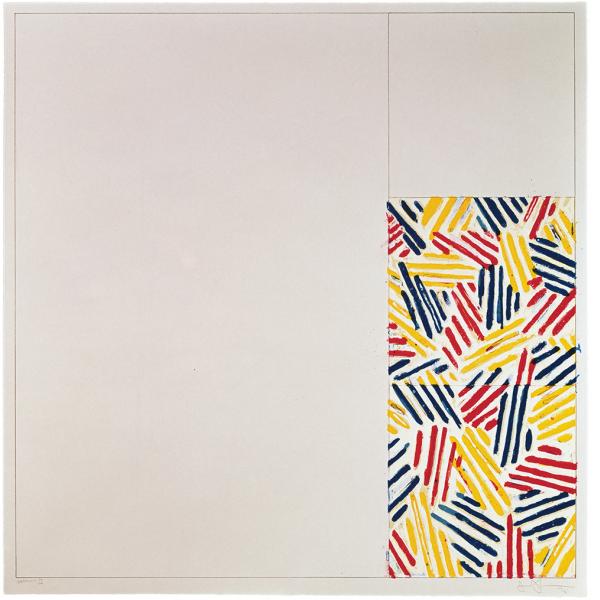 Jasper Johns, #4 (after 'Untitled 1975'), 1976
