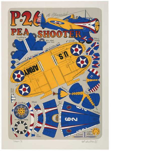 Malcolm Morley, P-26 Pea Shooter, 2001