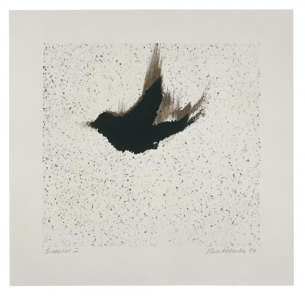 Ross Bleckner, Single Bird (State), 1999
