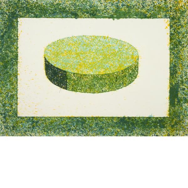 Ronald Davis, Green Disc, 1983