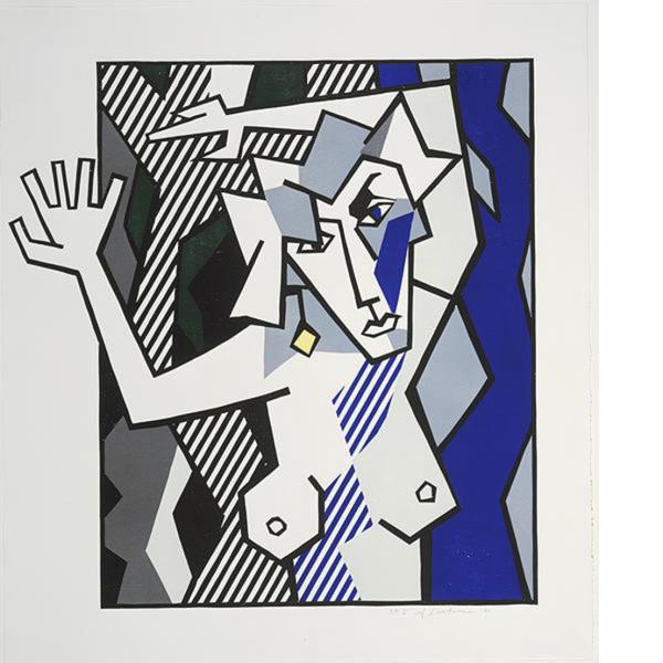 Roy Lichtenstein, Nude in the Woods, 1980