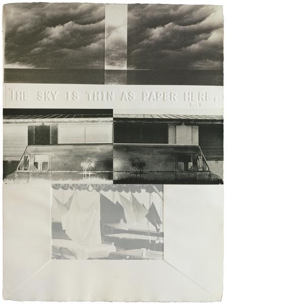 Robert Rauschenberg, American Pewter with Burroughs I, 1981