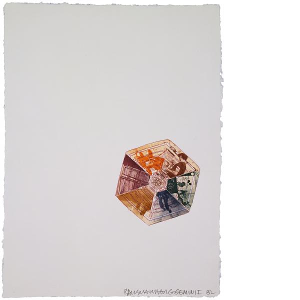 Robert Rauschenberg, L.A. Flakes - 2,003', and Falling, 1982