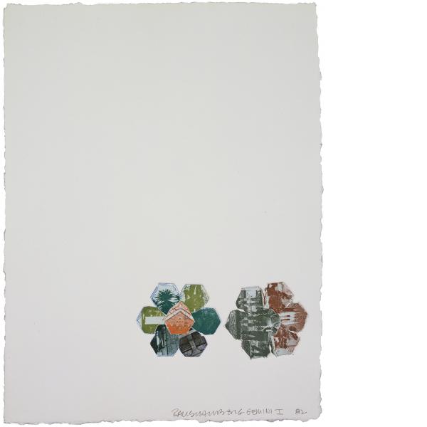 Robert Rauschenberg, L.A. Flakes - 11,000' and Rising, 1982
