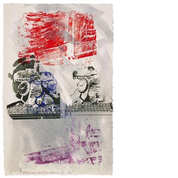 Robert Rauschenberg, Chronosaur, 1993