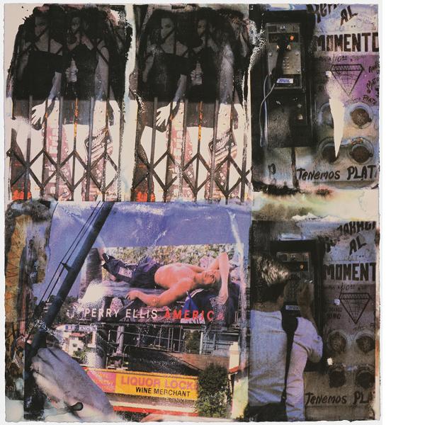 Robert Rauschenberg, L.A. Uncovered #4, 1998